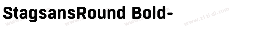 StagsansRound Bold字体转换